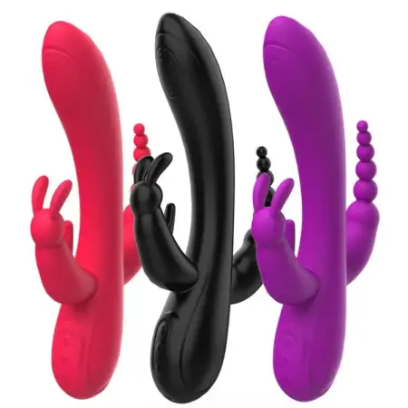 12 Vibration Patterns Handheld G-spot Anal Stimulus Rabbit Vibrators