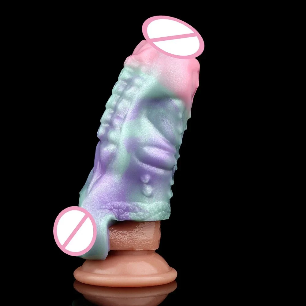 Fantasy Tentacle Hollow Sleeve Soft Silicone Monster Style Cock Sleeve for Men