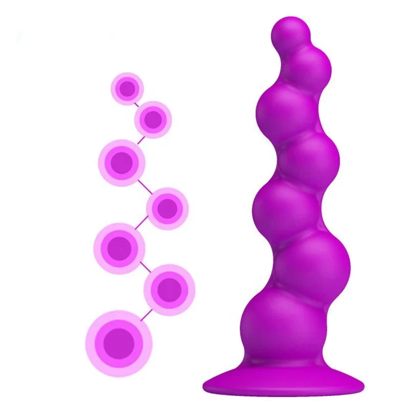 Anal Beads With Strong Suction Cup Anus for Men Masturbating Gay Anal Toys Butt Plug Tail