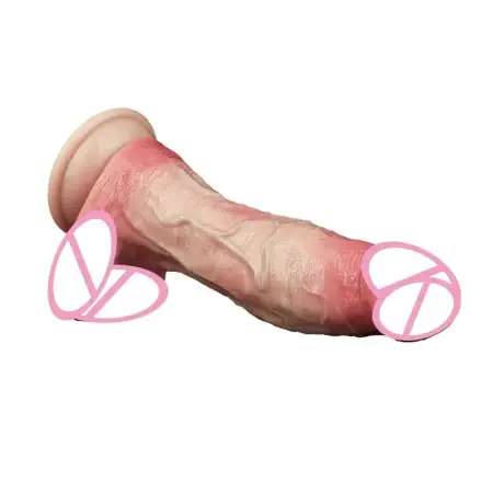 Double Craft Male Penis Sleeve Soft Adult Toys Made of Reusable Silicone Dildos with Suction Cups Are Suitable for Adults