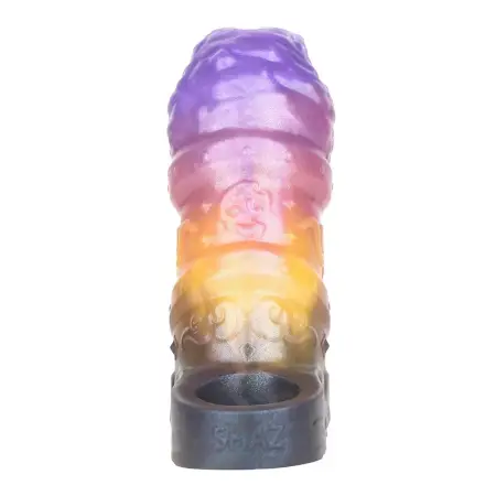 Easy-to-clean Penis Extender From the Male Fantasy Series Effective Sex-enhancing Opening Design Silicone Dildo Sleeve
