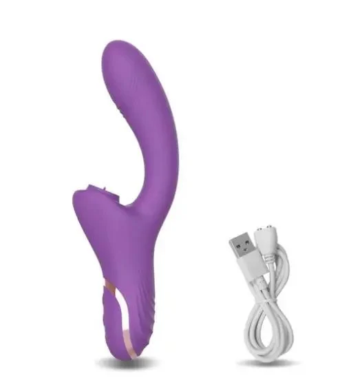 2 in 1 Powerful Clitoris Sucking Sex Vibrator G Spot Stimulator Vagina Dildo Vibrator for Women