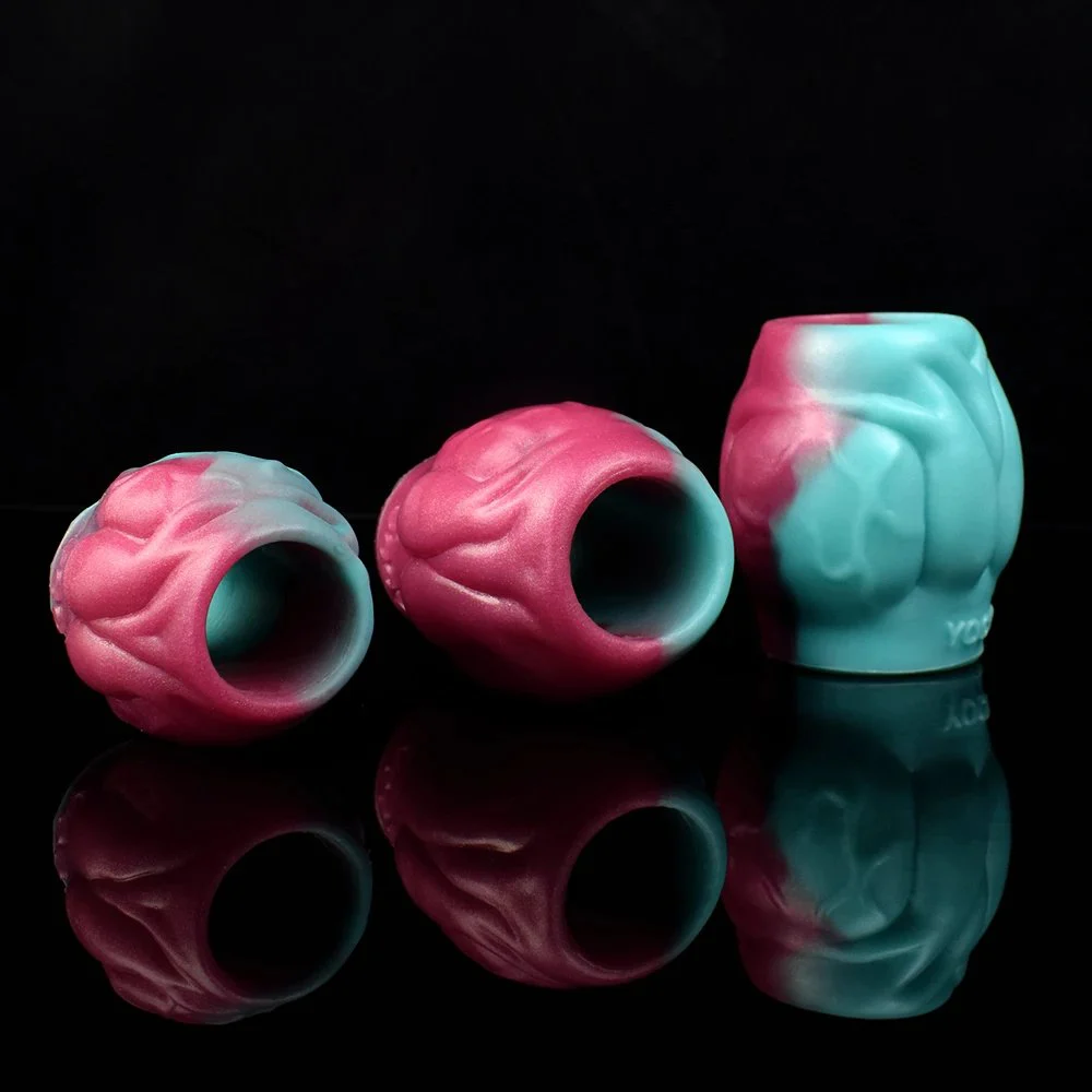 Flexible Soft Adult Toys With Dog Penis Ring Big Animal Cock Sleeve Penis Sheath for Women Stimulation