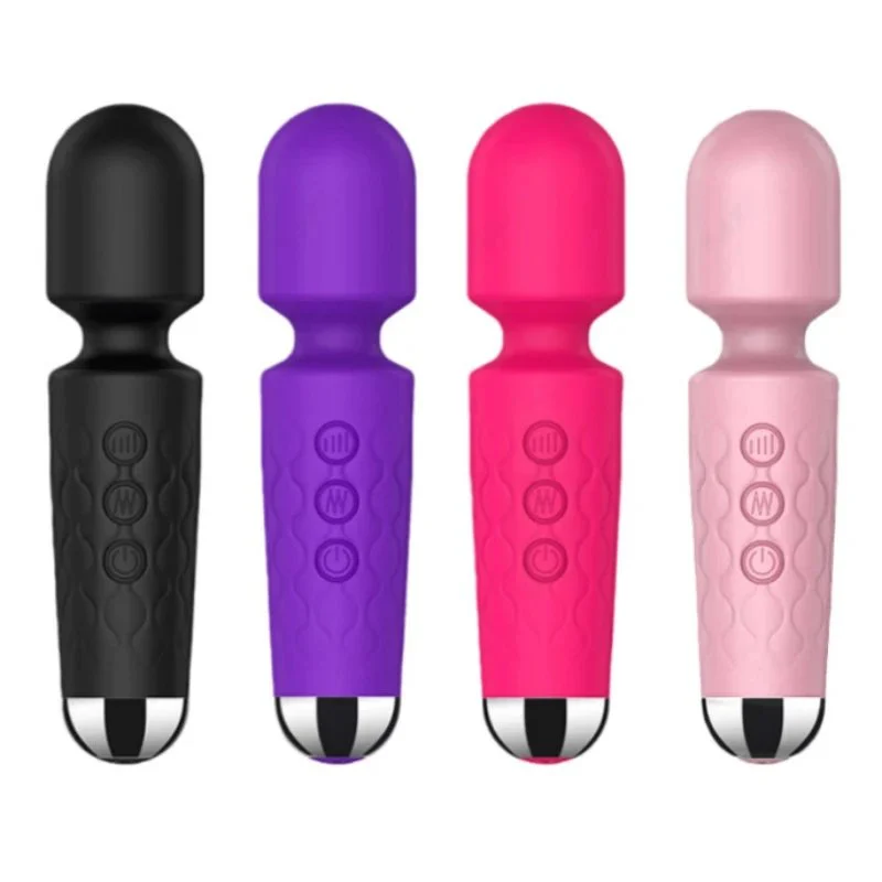 20 Frequency Women's Mini Wand G-Spot Vibrator for Female Portable Mini Vibrator Sex Toys