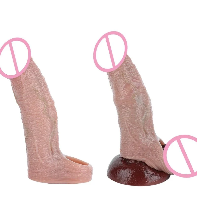 5.78-inch Silicone Penis Sleeve for Effective Enlargement and Lengthening High-Quality Adult Toy