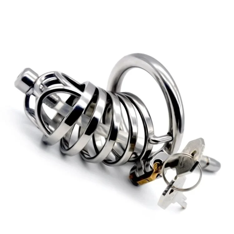 70mm 304 Stainless Steel SM Sex Toy Chastity Cage Male Chastity Device Chastity Lock Penis Cage Cock Cage for SM