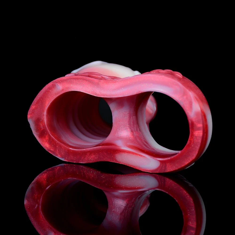 15cm Cover Penis Sleeve for Adult Enlarger for Men Inner Channel Anti-off Design and Erotic and Flirting Effect Non-stop Orgasm