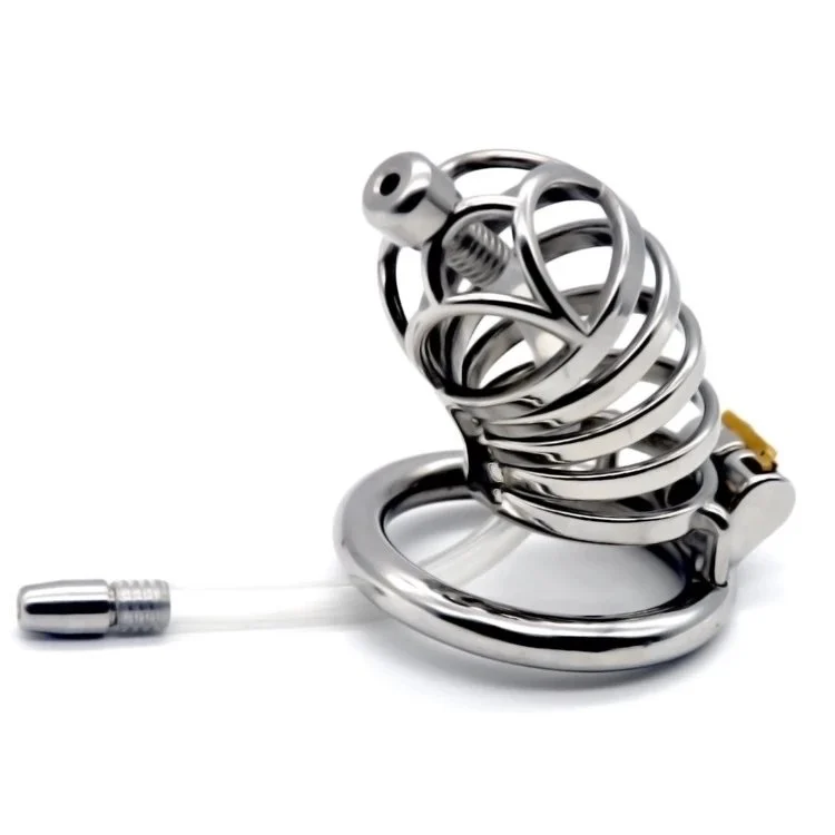 70mm 304 Stainless Steel SM Sex Toy Chastity Cage Male Chastity Device Chastity Lock Penis Cage Cock Cage for SM