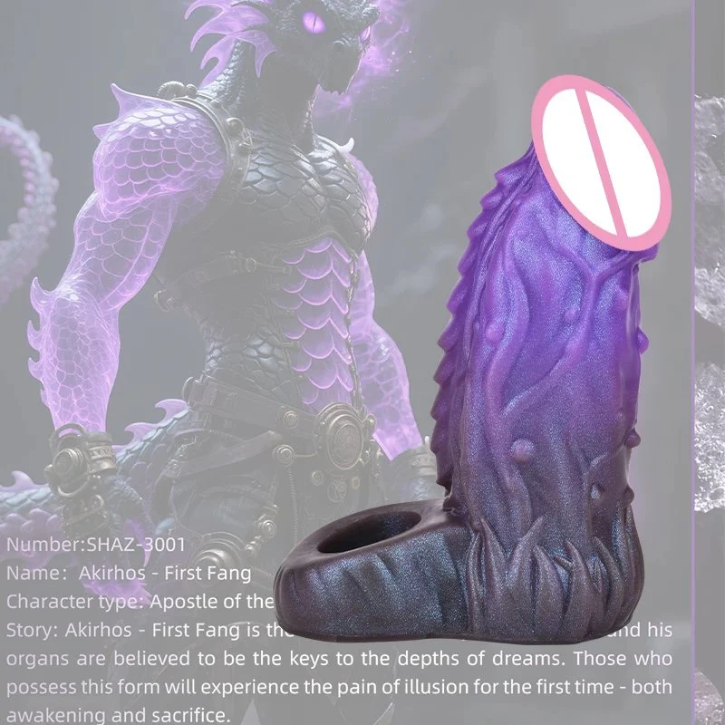 Enlargement Akirhos - First Fang Fantasy Series Male Penis Dildo Sleeves, Sex Toys to Enhance the Experience