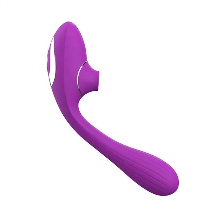 360 Degree Rotation Bendable Clitoris G-spot Sucking Vibrator for Women Sex Toys