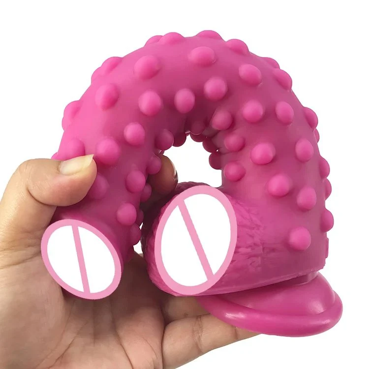 23cm 9 4.5cm Big Silicone Dildo Huge Realistic Anal Plug Bumpy Dot Butt Plug pink Homemade Anal Sex Toys Men for Sex