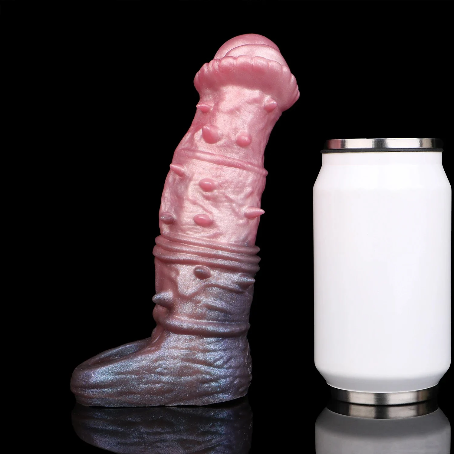 Fantasy Horse Penis Sleeve With Spikes 7.48 Inches Animal Dildo Sheath Texture Massager Sex Toy for Men Women
