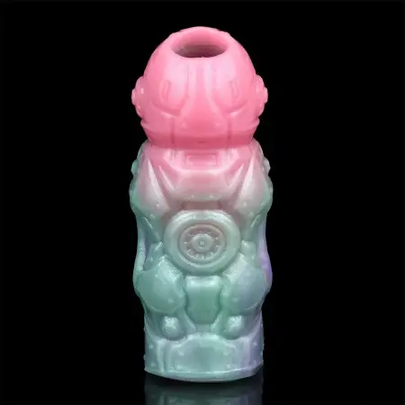 Fantasy Nesting Maw Hollow Penis Monster Cock Sleeve Soft Silicone Sheath Stretchable Enlarge Sex Toys Dildo Sleeve for Male Sex