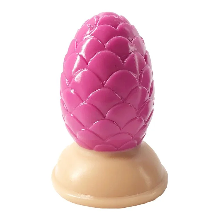 9.5cm 4 5.2cm Round Big Short Silicone Dildo Realistic Anal Sex Toys Dildo Cone Design Anal Butt Plug for Female and Male