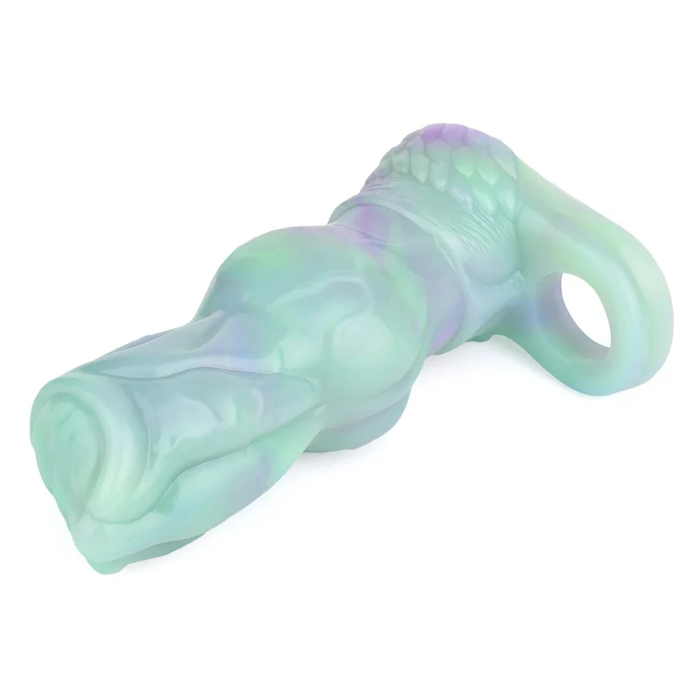 Fantasy Animal Wolf Sleeves Liquid Silicone Male Masturbator Sleeves Sex Toy