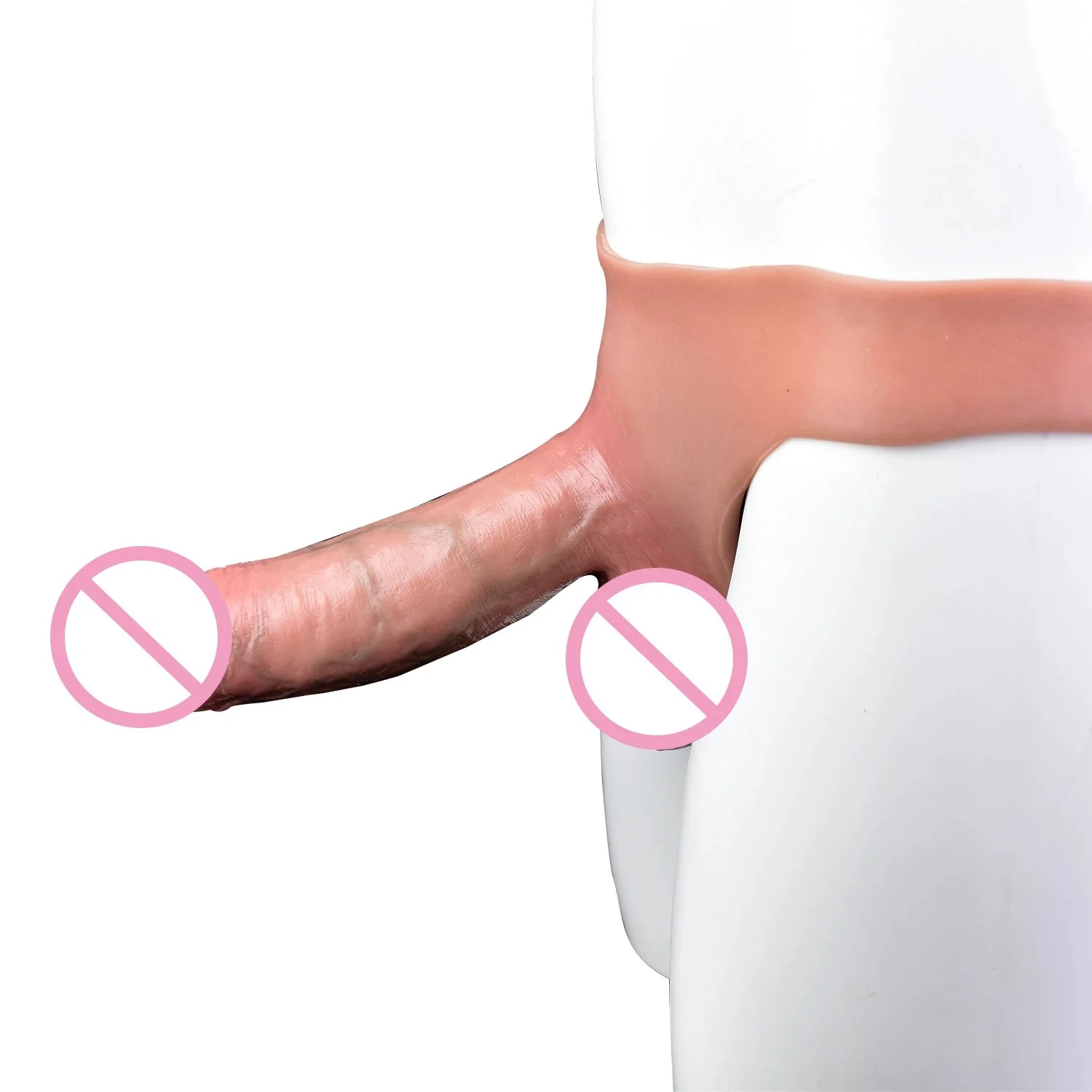 Extender Sleeve Delay Ejaculation Intimate Goods Realistic Penis Sleeve Extender Liquid Silicone Condom Sex Toys for Men