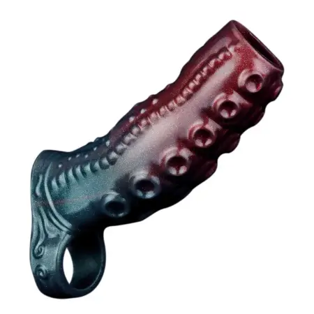 6.6inch XL Monster Penis Sleeve Cock Sleeve with Cock Ring Male Enlargement Penis Delay Ejaculation Reusable Silicone Sex Toy