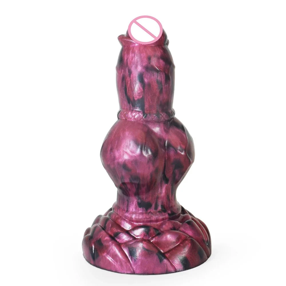 Two Colours Available Silicone Dildo Total Length 19cm Diameter 7.5cm Weight 505g Adult Product Sex Toy