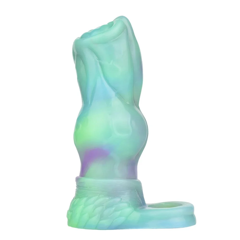 Fantasy Animal Wolf Sleeves Liquid Silicone Male Masturbator Sleeves Sex Toy