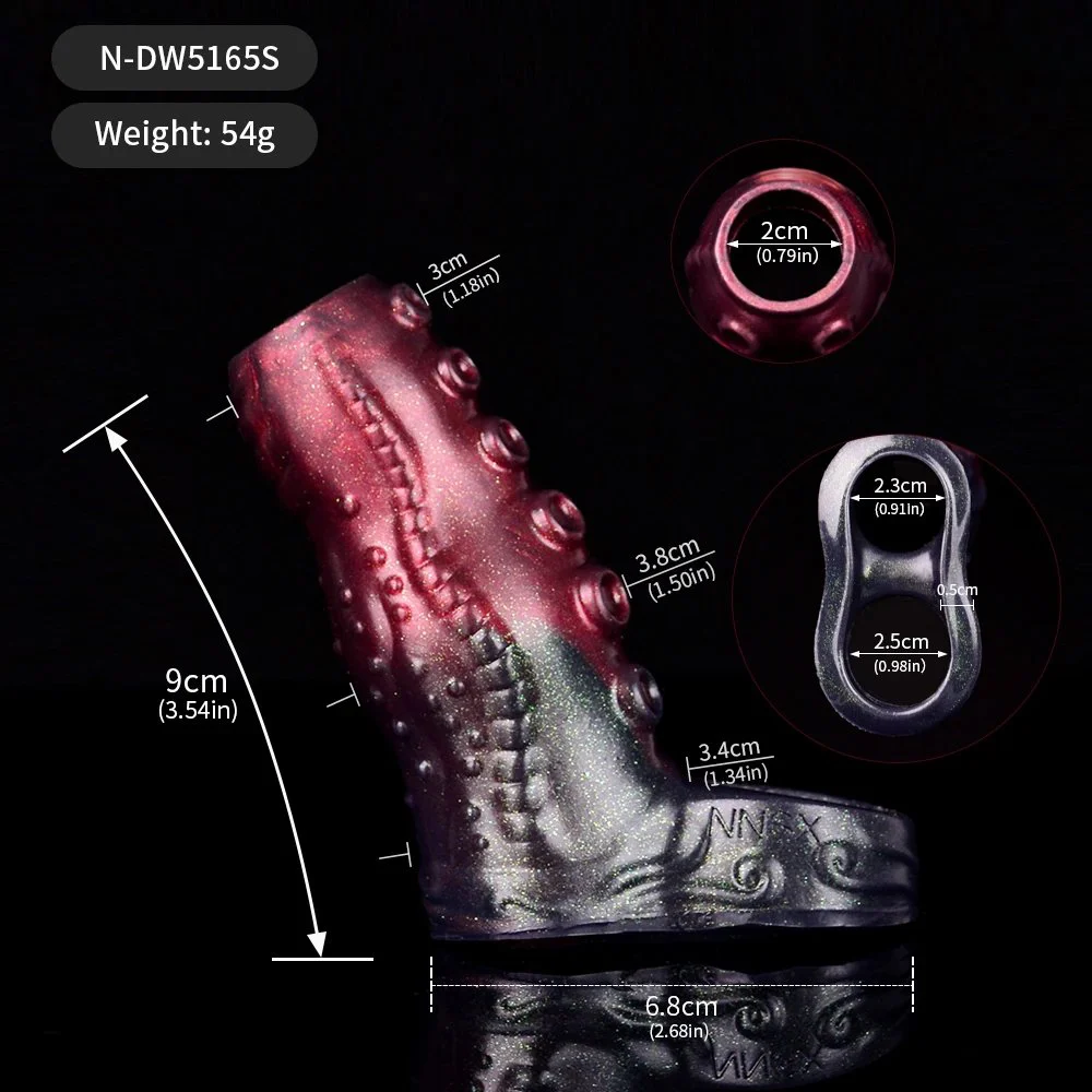 Fantasy Cock Extender Sleeve Penis Cover Penis Ring Delay Ejaculation Enlargement Adults Sex Toys for Men