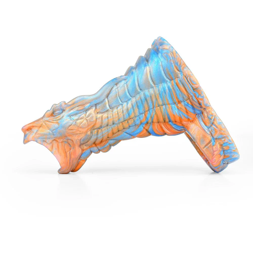 Fantasy Monster Penis Sleeve Extender Giant Dildo Artificial Soft Silicone Male Penis Enlargement Sleeve Male Dildo Sex Toy