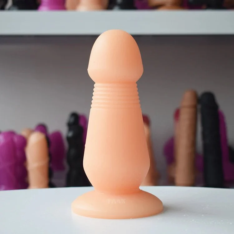 8 Total 7 Insertable 7cm Big Anal Butt Plug Prostate Massager Large Sex Toys Mushroom Head Screw Ribbed Huge Anal Toys