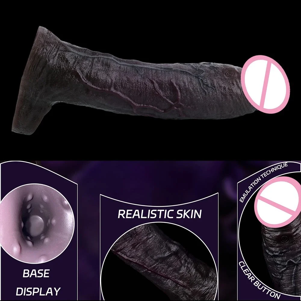8.62 Inch Multi Frequency Vibrating Penis Extension Sleeve Soft Silicone Realistic Wearable Male Enhancer