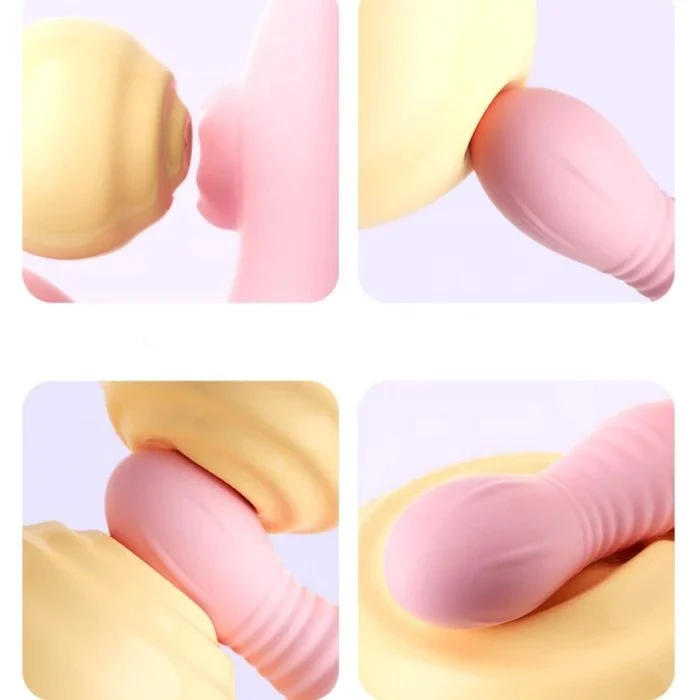 APP Controlled 10 Frequency Thrusting Sucking Vibrator Adult Women's Sex Toys