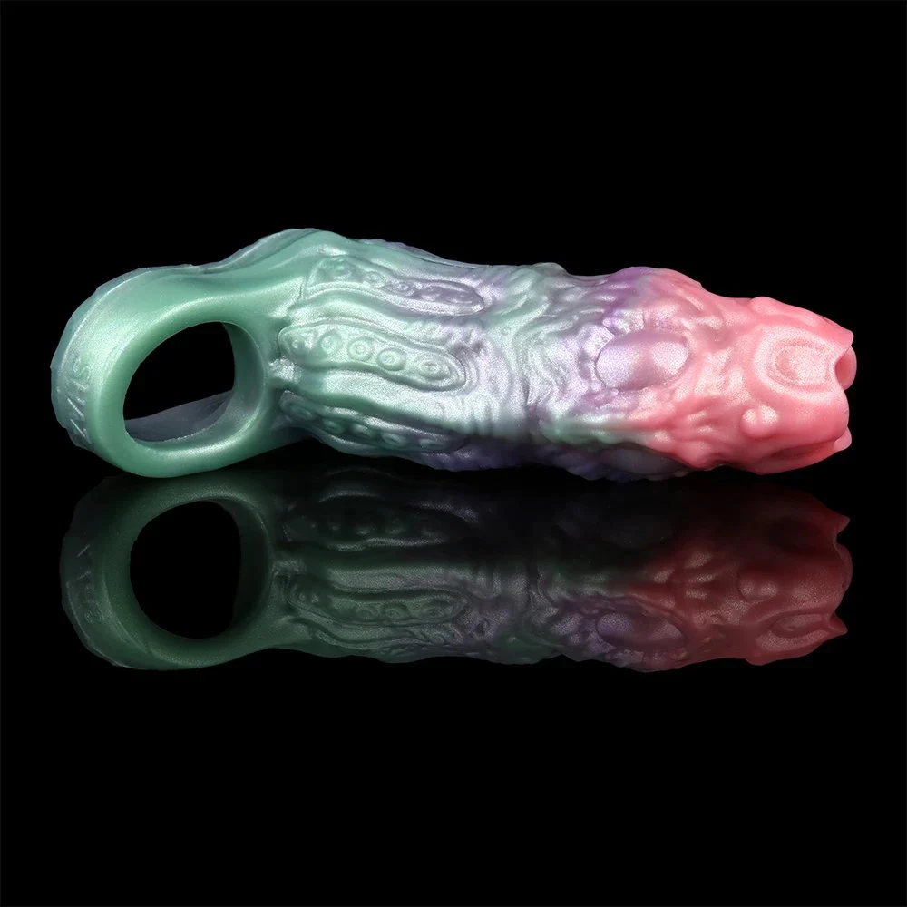 Abyssal Tendril Easy to Carry Penis Extender, Soft and Safe Silicone Material Suitable for Male Sex Toys
