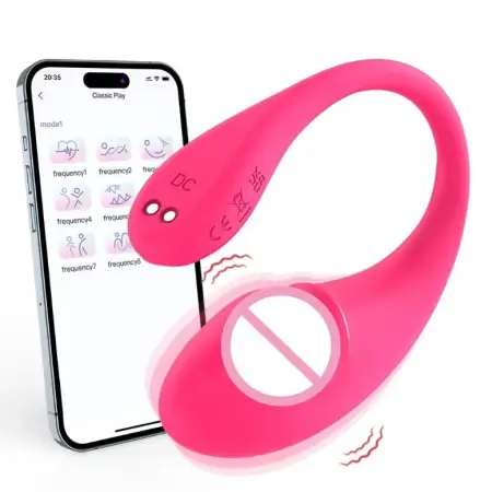 9 Frequency Jumping Egg Dildo G-spot Phone App Controlled Vibrator Sex Toy Love Egg