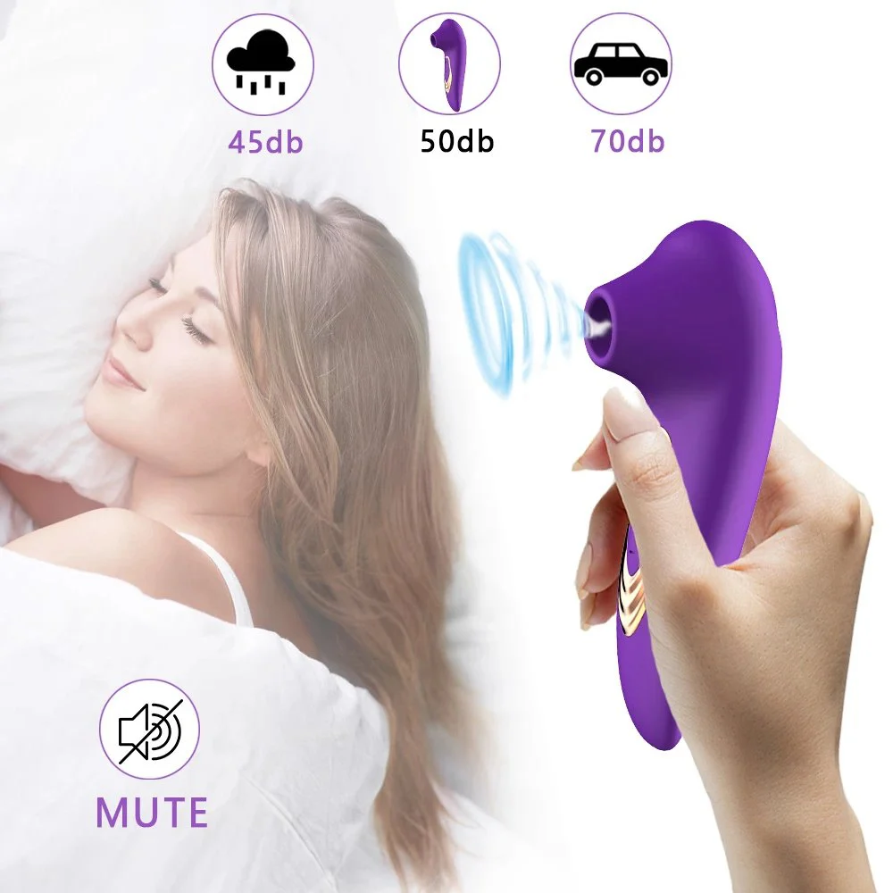 5 Frequency Adult Women Sex Toy Rechargeable Waterproof Clitoris Pussy Nipple Sucker Sucking Vibrator