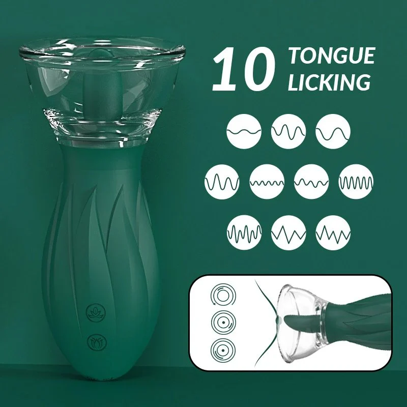 Adult Supplies Erotic Toys Spit Suck Vibrator for Men and Women Foreplay Masturbation