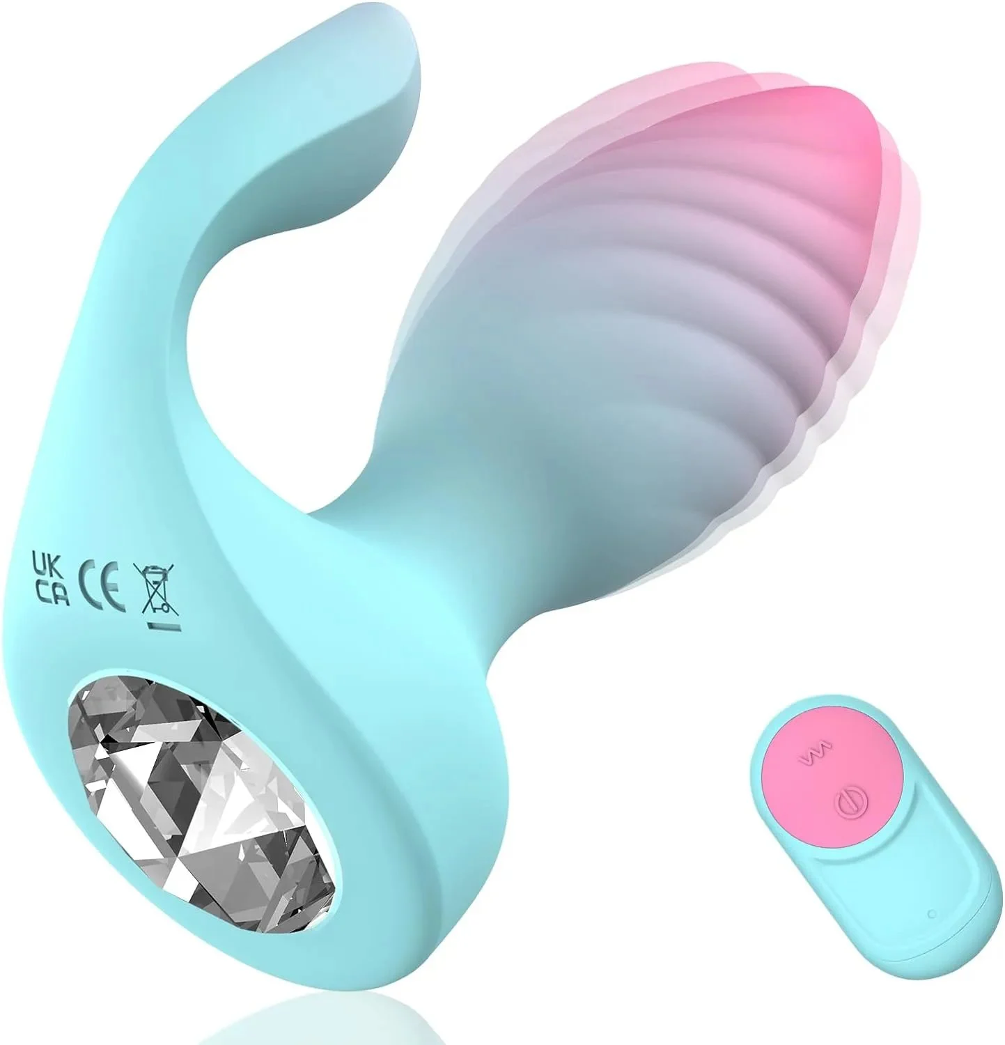 Anal Butt Plug Vibrator Adult Sex Toys for Women Anal Toys Remote Control Vibrating with 10 Vibration for Couple