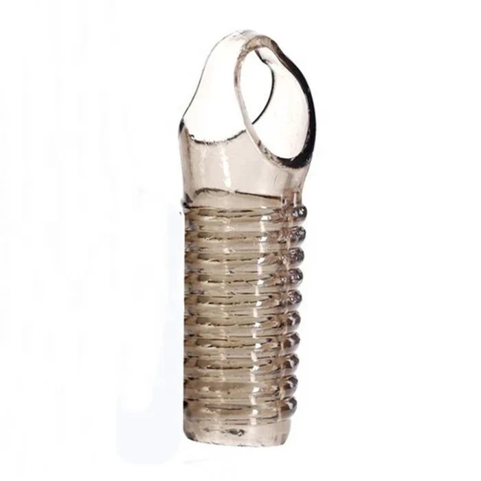 Crystal Soft TPE Crystal Sex Toys for Adults Men's Enhancement Penis Sleeve Silicone Cock Ring Adult Sex Product