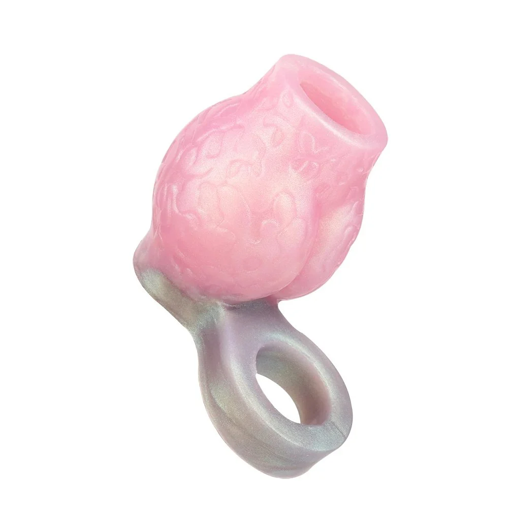 Male Penis Sleeve Silicone Hollow Penis Enlargement Delayed Ejaculation Couples Sex Toy Male Penis Enlargement Sleeve
