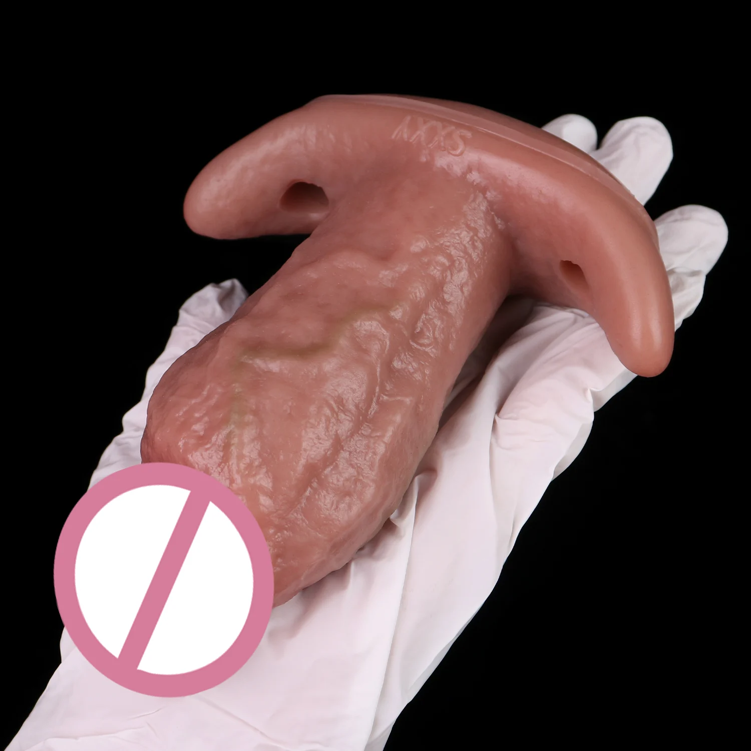 Anal Plug Mouth Plug Dual Purpose Restraint Sex Toys Made with Silicone Anchor Large Anal Plug Comes with a Restraint Strap