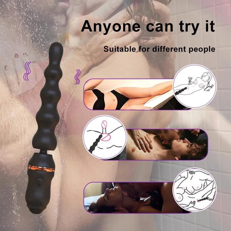 7-Frequency Vibration Rechargeable Women Butt Plug G Spot Stimulus Prostate Massager Male Anal Adult Sex Toy for Couple and Man