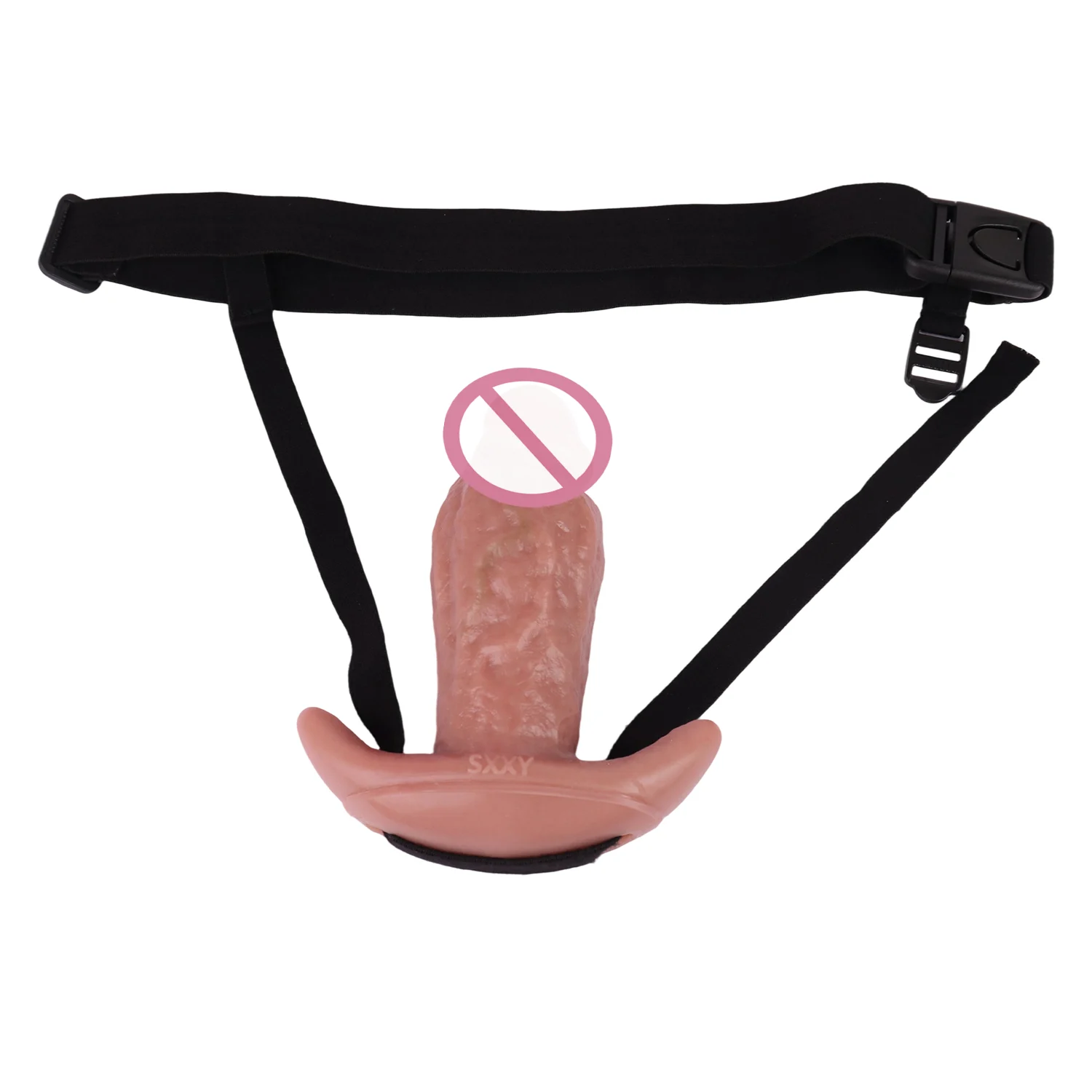 Anal Plug Mouth Plug Dual Purpose Restraint Sex Toys Made with Silicone Anchor Large Anal Plug Comes with a Restraint Strap