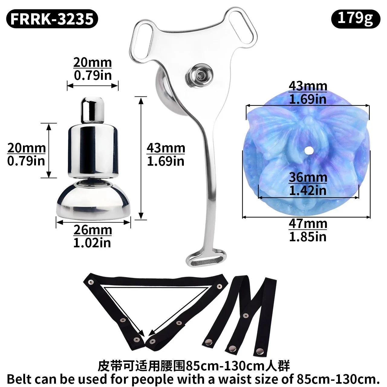 Chastity Cage Belt Attached Three Size Dildo,Male Negative Chastity Cage with Silicone Dildo,chastity Cage Steel,sissy Cock
