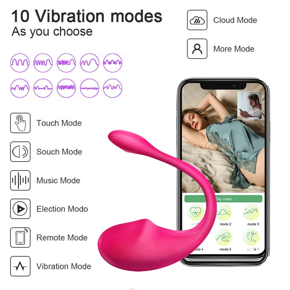 APP Controlled Quiet Butterfly Panty G-Spot Sex Stimulator Invisible Wearable Clitoral Vibrator Egg for Women
