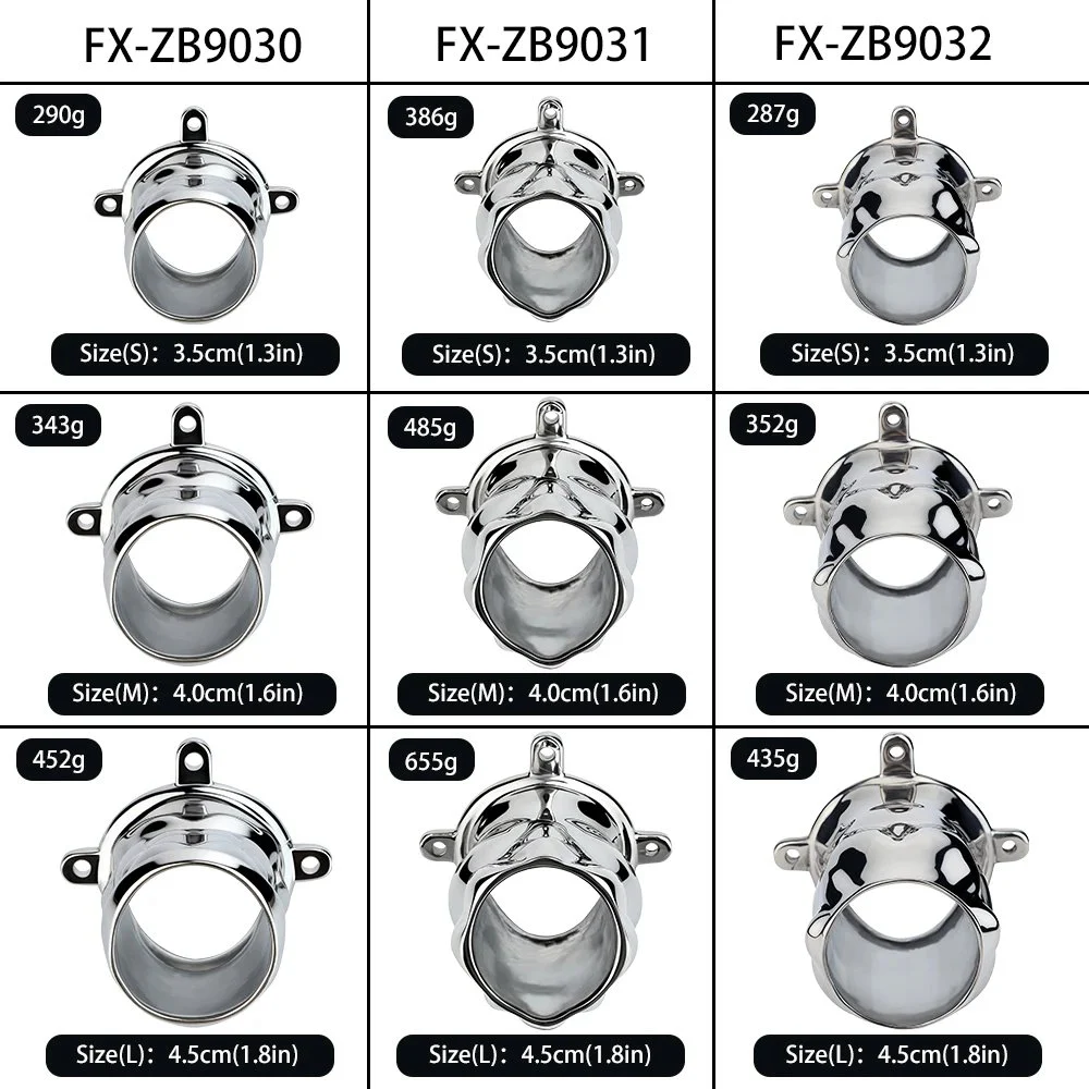 Male Penis Support Stainless Steel Safety Material Provides Effective Support and Enhancement Adult Toy - Three Sizes Available