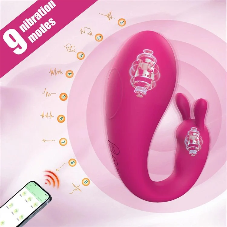 9 Modes Sex Toy Women Clitoris Stimulator Rabbit Vibrating Panties Wearable Panty Vibrator With App