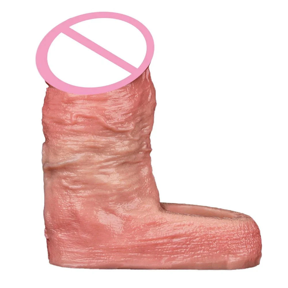 Male Realistic Dildo Penis Enlargement Sleeve Soft Penis Enlargement Sleeve Simulation Dildo Sex Couple Sex Toy