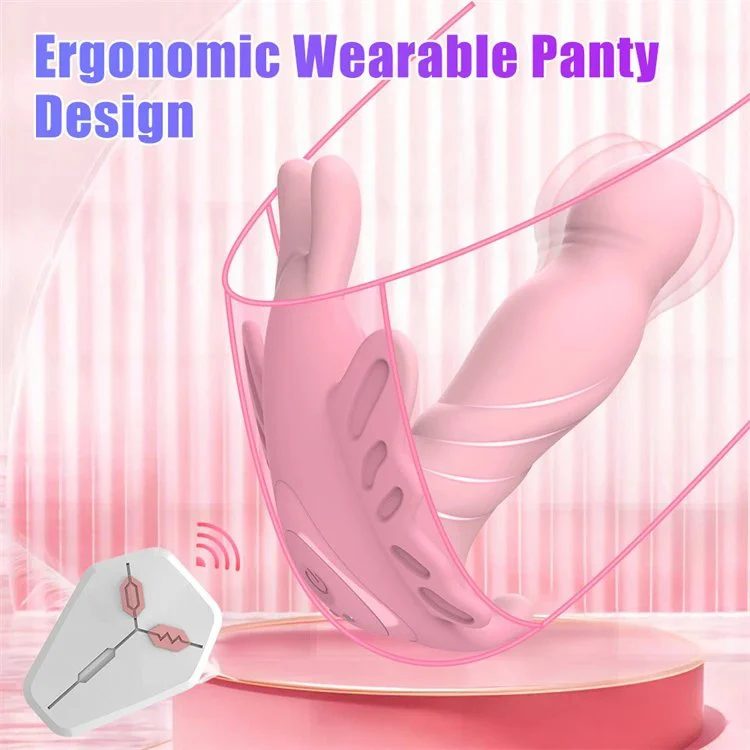 9 Swing Vibration Modes USB Charger New Pink Wearable Butterfly Panty Vibrator With Remote Sex Toys for Women
