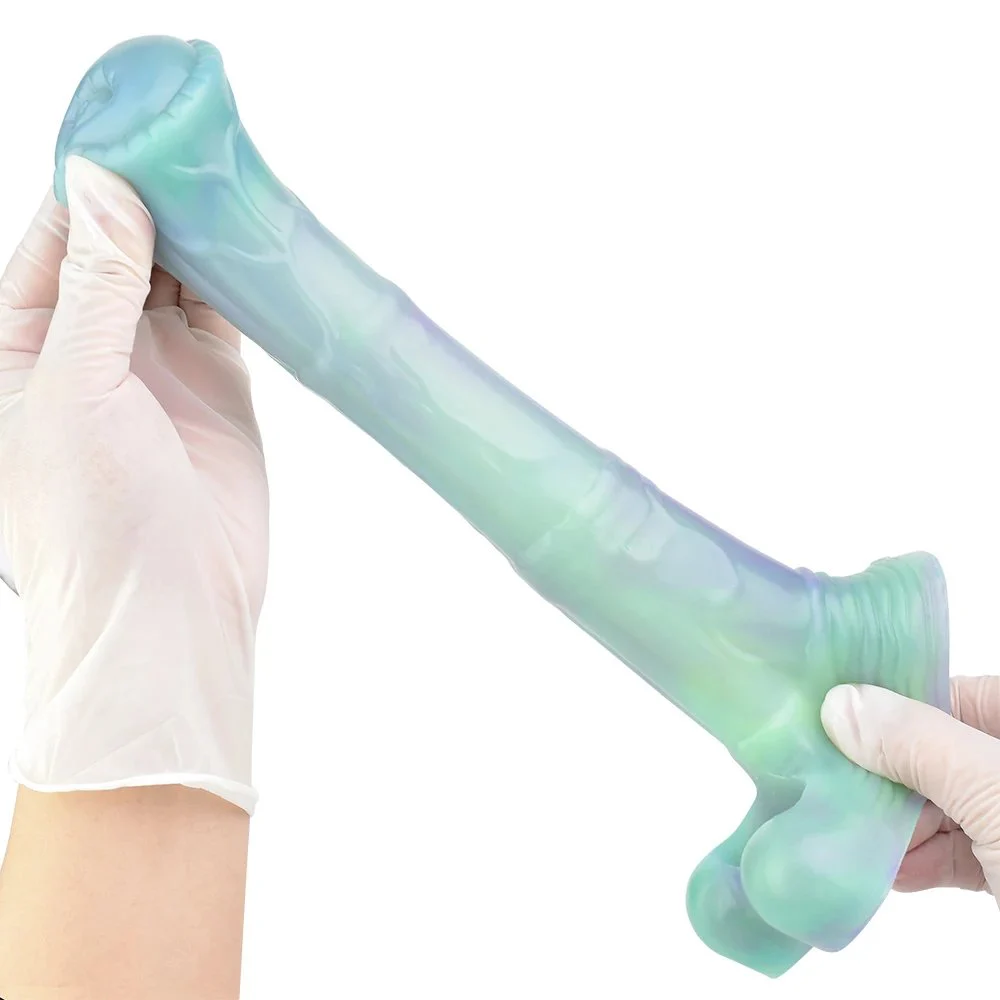 Horse Cock Sleeve Extendable Male for Enlargement Animal Dildo Sex Toys for Men Fantasy Strectable L Size