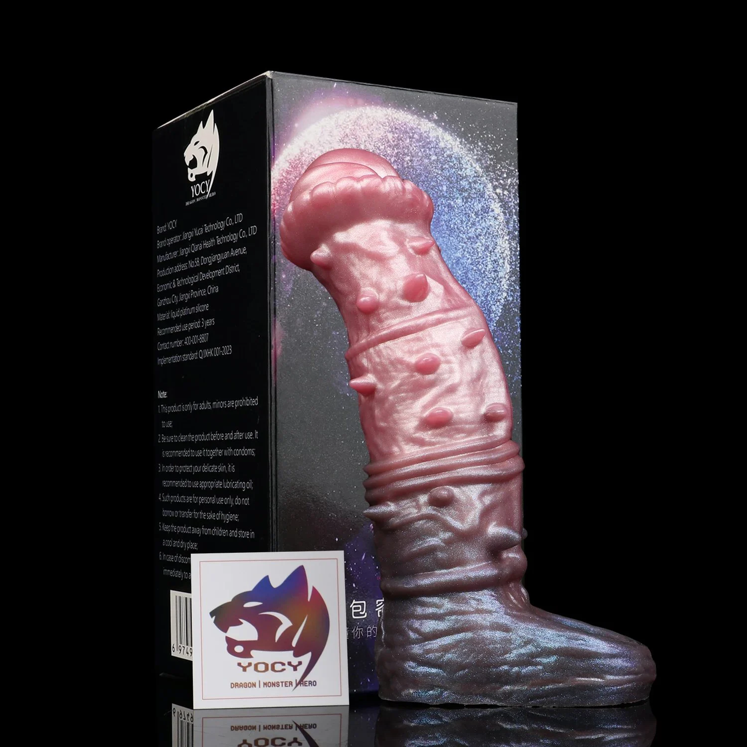Fantasy Series Wolf Fang Penis Sleeve a Liquid Silicone Sex Toy Offering Intense Sensations