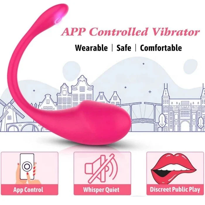 APP Controlled USB-powered Dildo 10 Frequency Vibrating Egg for Stimulating Female Clit S Pot Adult Women's Sex Toys