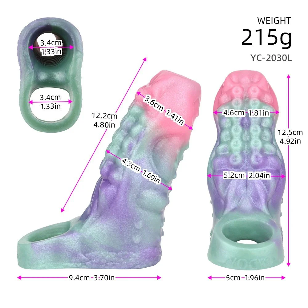 Fantasy Tentacle Hollow Sleeve Soft Silicone Monster Style Cock Sleeve for Men