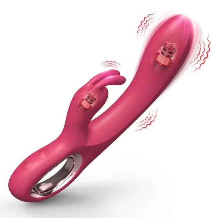 Classic 10 Frequency Rabbit Vibrating Nipple Clit & G-Spot Panty Massager for Women Wearable Vibrator for Couples