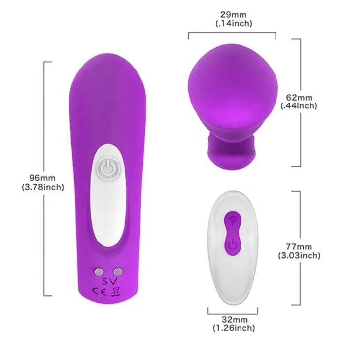 2 in 1 G-Spot Nipple Anal Clitoris Vibrator Flexible Adult Sex Toys for Clit Stimulator Panty Vibrator